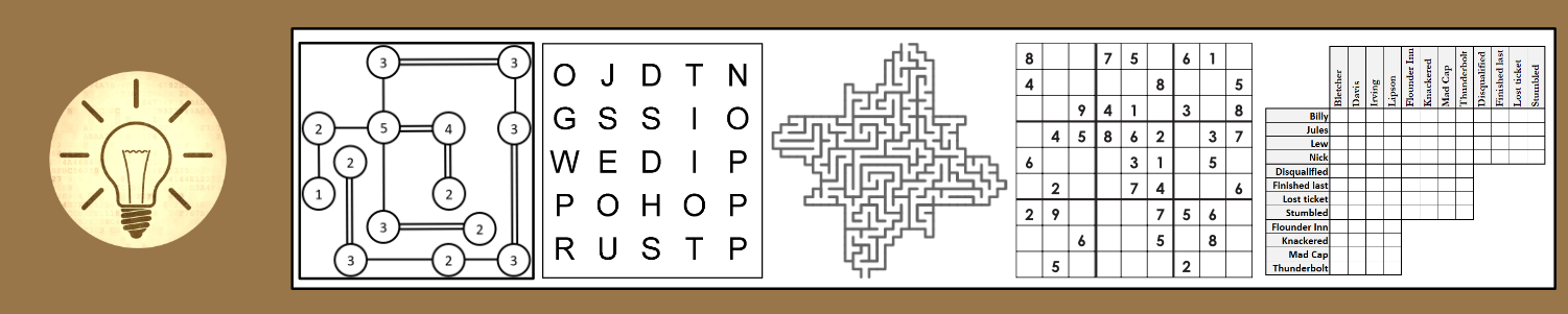 Mind-bending Variety Puzzles Newsletter Logo
